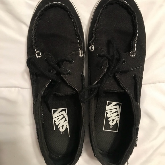 vans zapato black